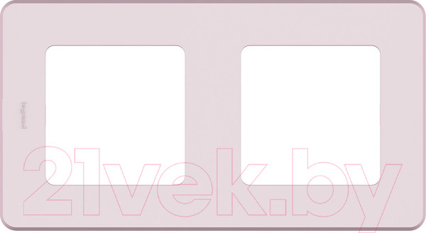Изображение товара Рамка для выключателей и розеток Legrand Inspiria 673944 (розовый)