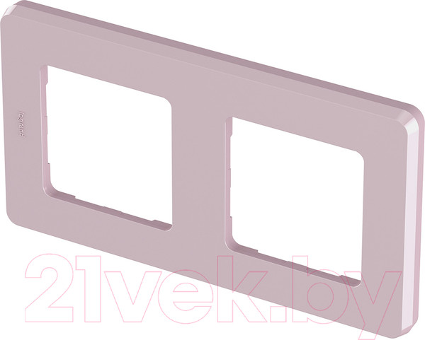 Изображение товара Рамка для выключателей и розеток Legrand Inspiria 673944 (розовый)