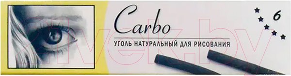 Изображение товара Набор угольных карандашей Carbo Натуральный (6шт)
