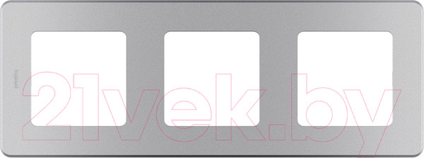 Изображение товара Рамка для выключателей и розеток Legrand Inspiria 673952 (алюминий)