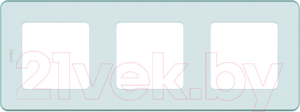 Изображение товара Рамка для выключателей и розеток Legrand Inspiria 673955 (мятный)