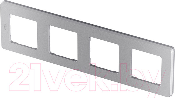 Изображение товара Рамка для выключателей и розеток Legrand Inspiria 673962 (алюминий)