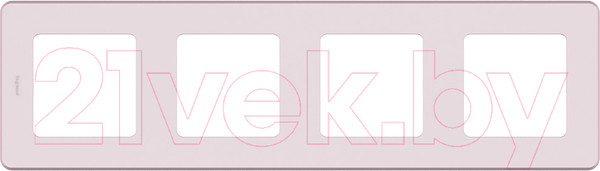 Изображение товара Рамка для выключателей и розеток Legrand Inspiria 673964 (розовый)