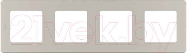 Изображение товара Рамка для выключателей и розеток Legrand Inspiria 673968 (шампань)