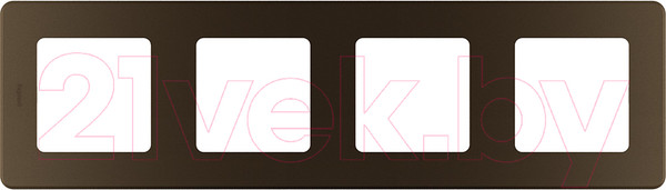 Изображение товара Рамка для выключателей и розеток Legrand Inspiria 673969 (бронза)