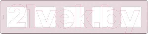 Изображение товара Рамка для выключателей и розеток Legrand Inspiria 673974 (розовый)