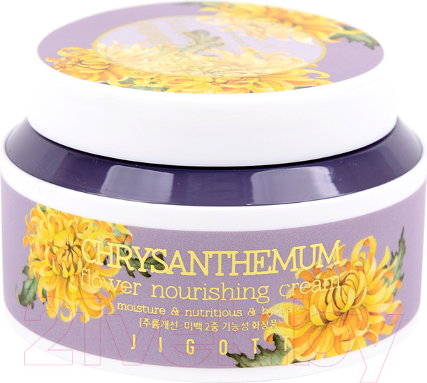 Изображение товара Крем для лица Jigott Питательный с экстрактом хризантемы (100мл)