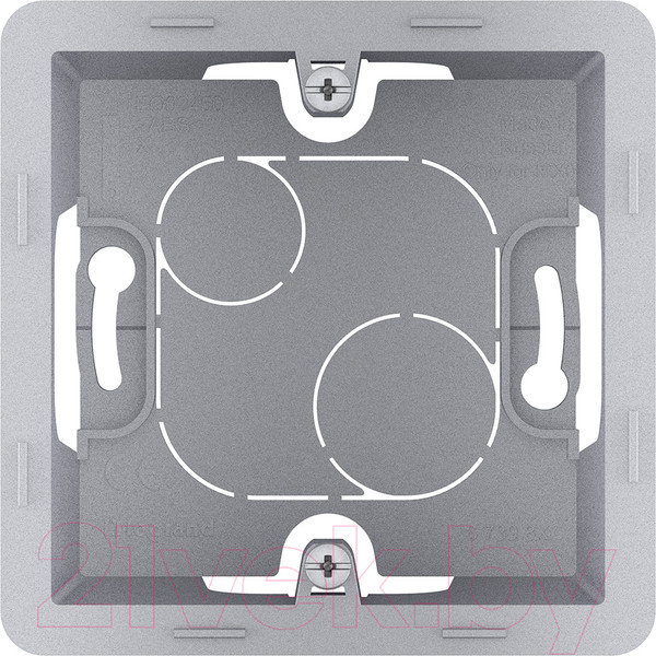 Изображение товара Коробка открытого монтажа Legrand Inspiria 673982 (алюминий)