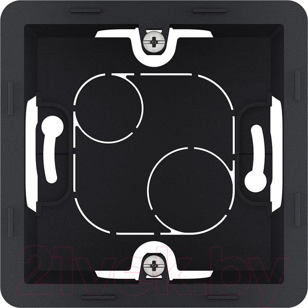 Изображение товара Коробка открытого монтажа Legrand Inspiria 673983 (антрацит)