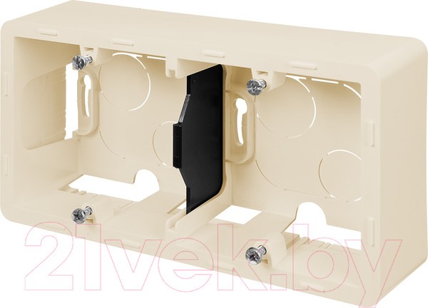 Изображение товара Коробка открытого монтажа Legrand Inspiria 673991 (слоновая кость)