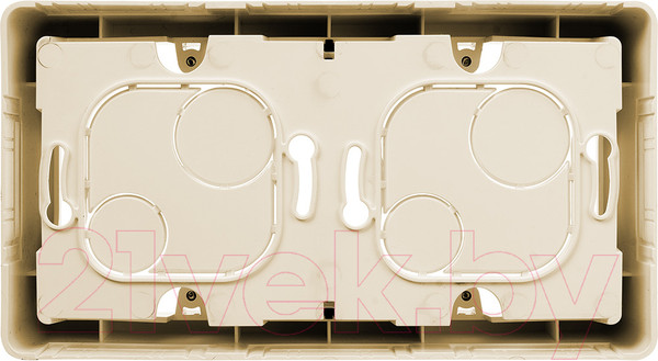 Изображение товара Коробка открытого монтажа Legrand Inspiria 673991 (слоновая кость)