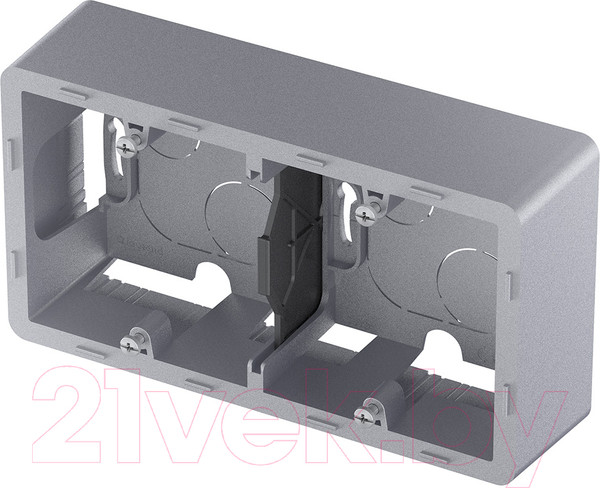 Изображение товара Коробка открытого монтажа Legrand Inspiria 673992 (алюминий)
