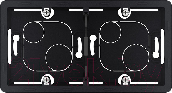 Изображение товара Коробка открытого монтажа Legrand Inspiria 673993 (антрацит)