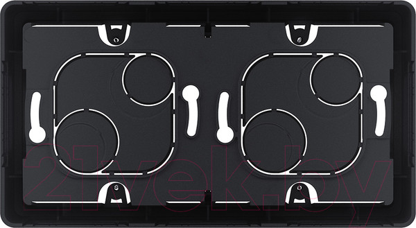 Изображение товара Коробка открытого монтажа Legrand Inspiria 673993 (антрацит)