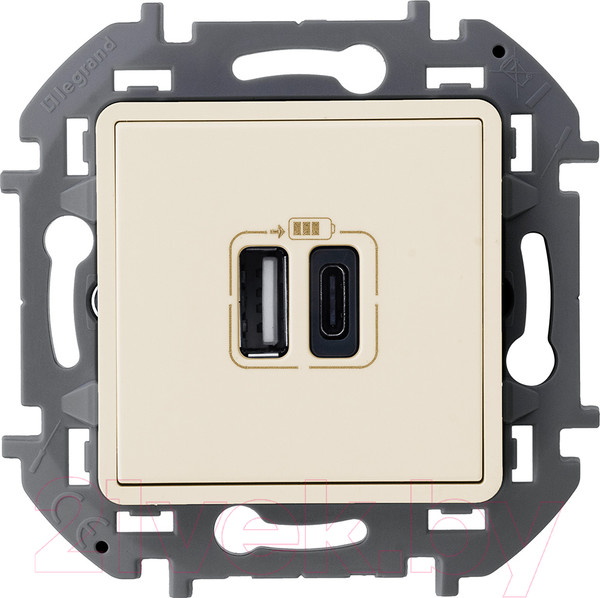 Изображение товара Розетка Legrand Inspiria 673761 (слоновая кость)