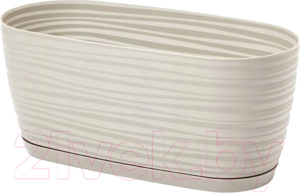 Изображение товара Кашпо Formplastic Sahara Petit / 3130-051 (серо-бежевый)