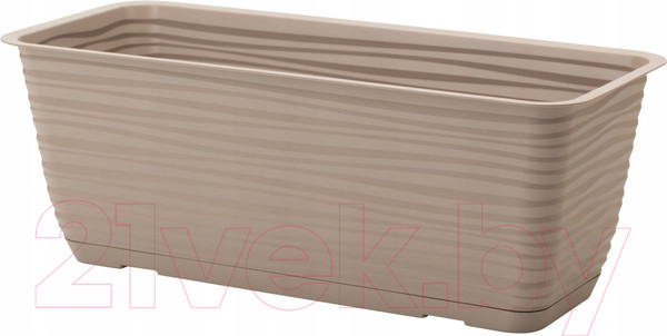 Изображение товара Вазон Formplastic Sahara / 3185-051 (серо-бежевый)