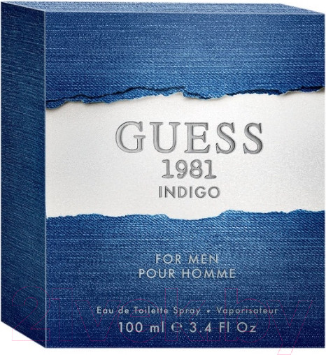 Изображение товара Туалетная вода Guess 1981 Indigo for Men (100мл)