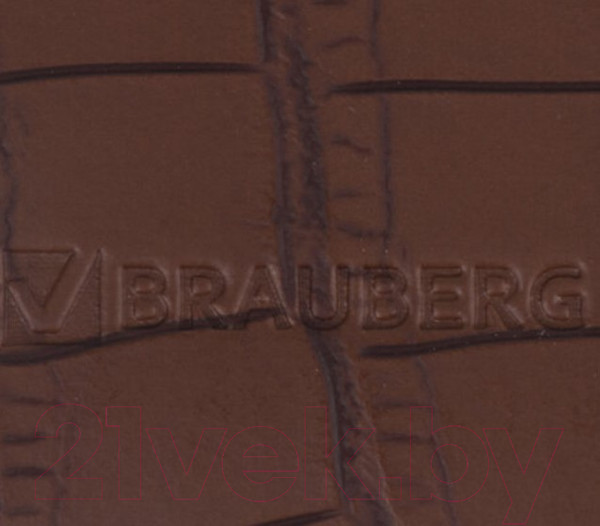 Изображение товара Еженедельник Brauberg Alligator / 126183 (коричневый)