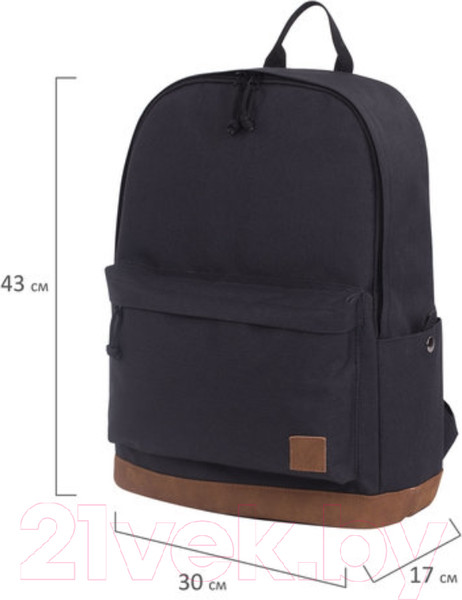 Изображение товара Рюкзак Brauberg Black Melange / 228841