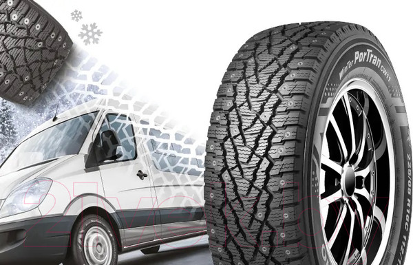 Изображение товара Зимняя легкогрузовая шина Kumho Winter PorTran CW11 205/65R16C 107/105R