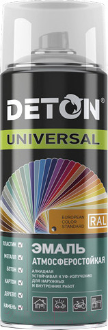 Изображение товара Эмаль Deton Universal Алкидная атмосферостойкая RAL 9003 (520мл, белый матовый)