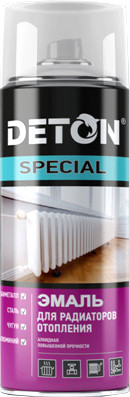 Изображение товара Эмаль Deton Special Алкидная для радиаторов отопления (520мл, белый)