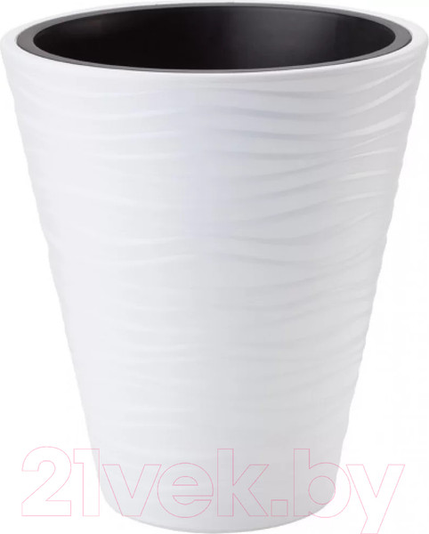 Изображение товара Кашпо Formplastic Sahara Dunes / 2720-011 (белый)