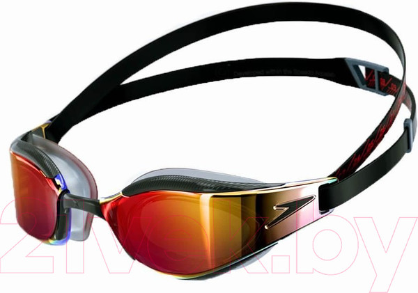 Изображение товара Очки для плавания Speedo Fastskin Hyper Elite Mirror / 8-12818 F977 (черный/золото)