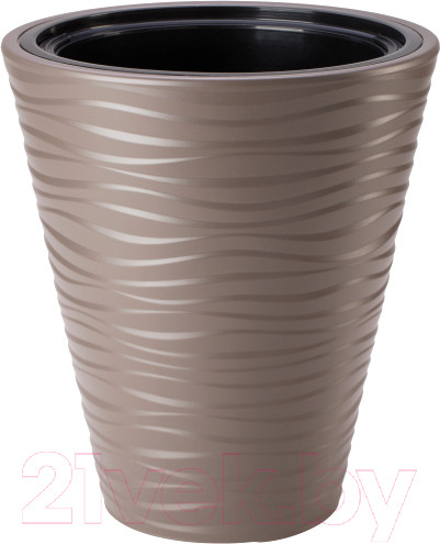 Изображение товара Кашпо Formplastic Sahara Dunes / 2721-068 (брауни)
