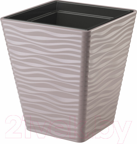 Изображение товара Кашпо Formplastic Sahara Dunes / 3930-051 (серо-бежевый)