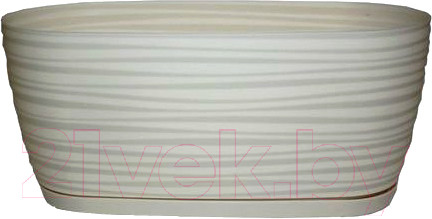 Изображение товара Кашпо Formplastic Sahara Petit / 3110-001 (кремовый)