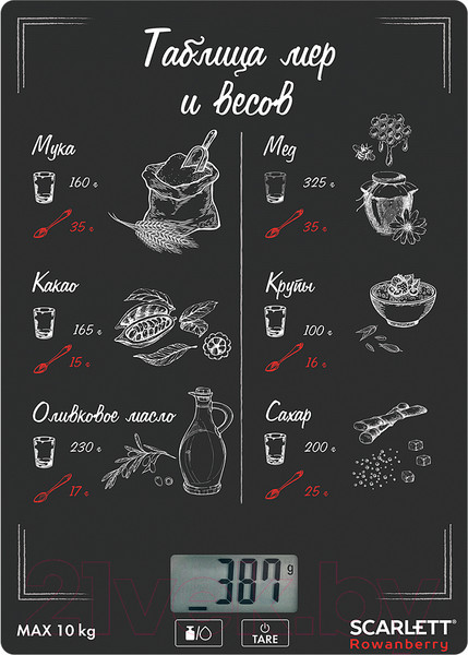 Изображение товара Кухонные весы Scarlett SC-KS57P94