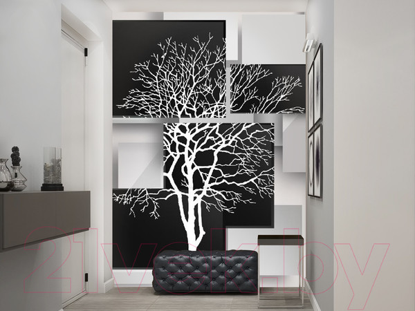 Изображение товара Фотообои листовые Citydecor Дерево инь-янь 3D (200x254)