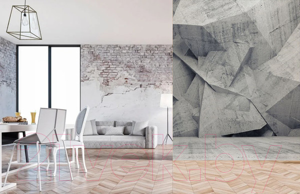 Изображение товара Фотообои листовые Citydecor Полигоналы 3D (200x254)