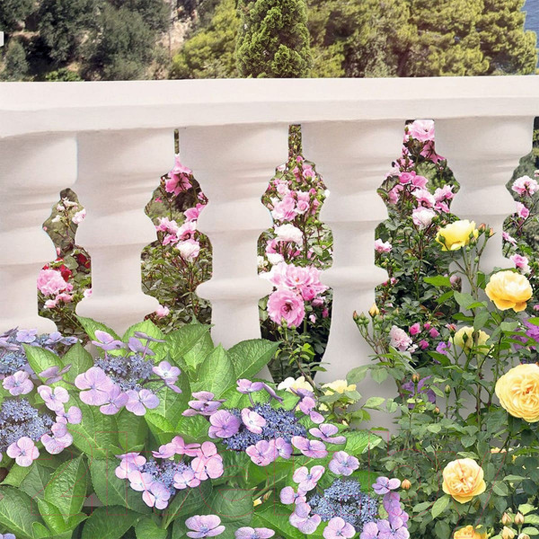 Изображение товара Фотообои листовые Citydecor Фреска балкончик 3D (200x254)