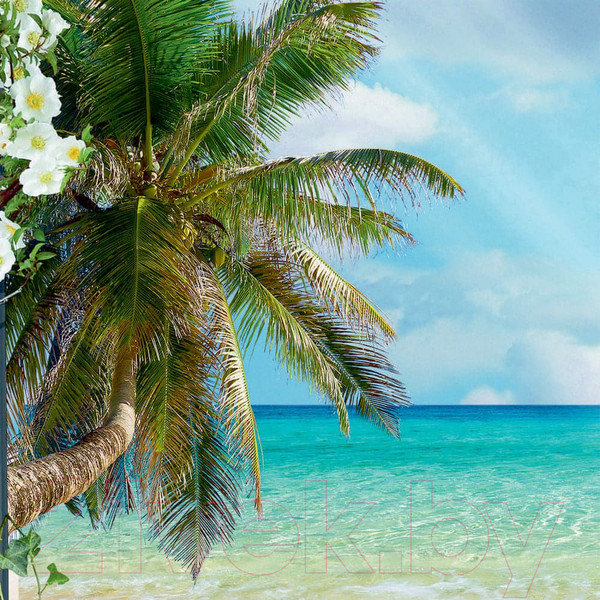 Изображение товара Фотообои листовые Citydecor Фреска вид на море 3D (200x254)