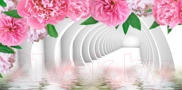 Изображение товара Фотообои листовые Citydecor Цветочный декор 2 3D (300x150)