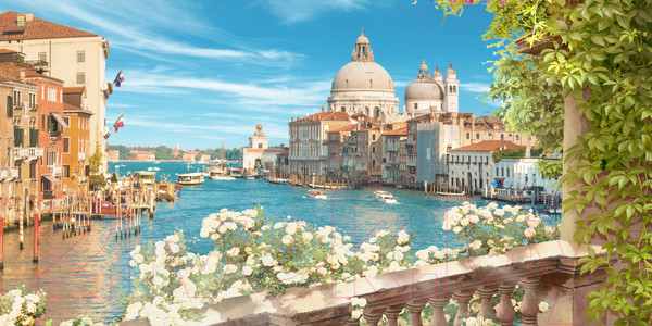 Изображение товара Фотообои листовые Citydecor Венеция фреска (300x150)