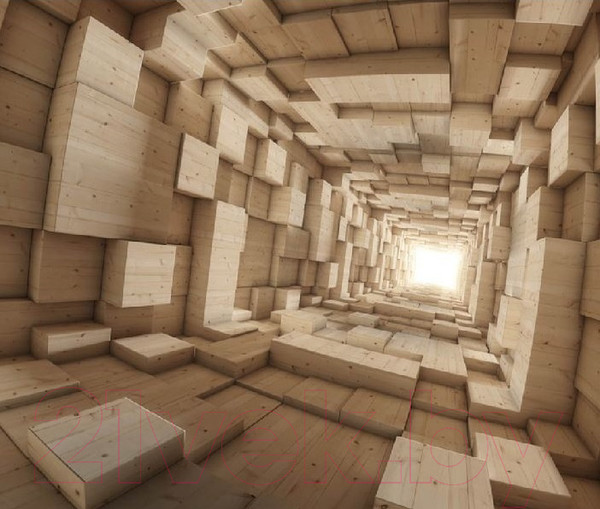 Изображение товара Фотообои листовые Citydecor Тоннель 3D (300x254)