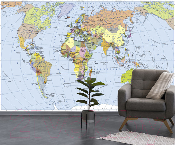 Изображение товара Фотообои листовые Citydecor География (400x254)