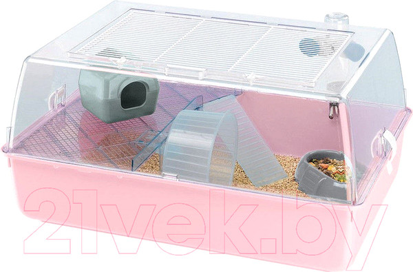 Изображение товара Клетка для грызунов Ferplast Mini Duna Hamster / 57075499 (розовый)