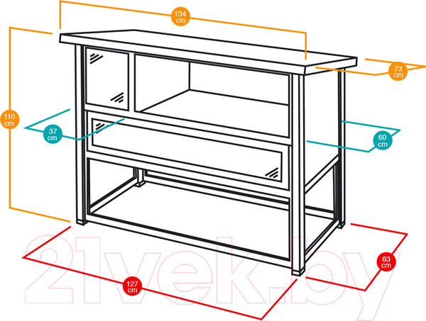 Изображение товара Клетка для грызунов Ferplast Cage Grand Lodge 140 / 57086360 (серый)
