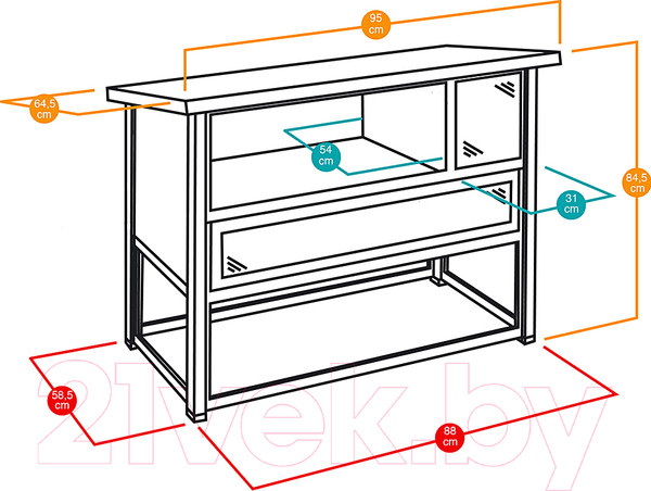 Изображение товара Клетка для грызунов Ferplast Ranch 100 Rest / 57090011 (серый)