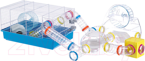 Изображение товара Клетка для грызунов Ferplast Paula / 57906411 (голубой)
