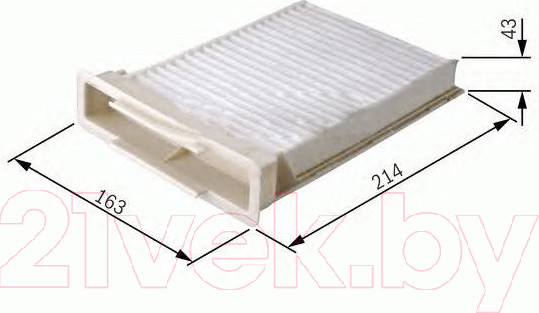 Изображение товара Салонный фильтр Bosch 1987432189
