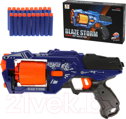 Изображение товара Бластер игрушечный Наша игрушка С мягкими пулями / ZC7092