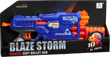 Изображение товара Бластер игрушечный Наша игрушка С мягкими пулями / ZC7097