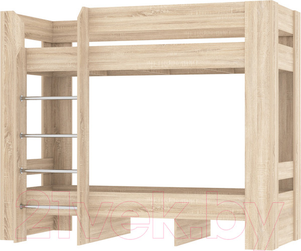 Изображение товара Двухъярусная кровать Памир София 800 (дуб белфорт)
