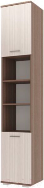 Изображение товара Шкаф-пенал Памир Италия П-400 комбинированный (ясень шимо темный/ясень шимо светлый)